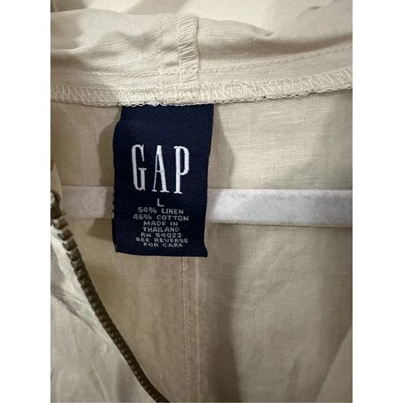Gap Anaorak in a Sack Jacket Windbreaker Quater Zip Pullover, Large - Picture 5 of 5